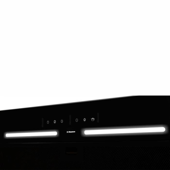 Hansa OMP9554BGH — надежная вытяжка с режимами отвода и рециркуляции, сенсорное управление, купить онлайн