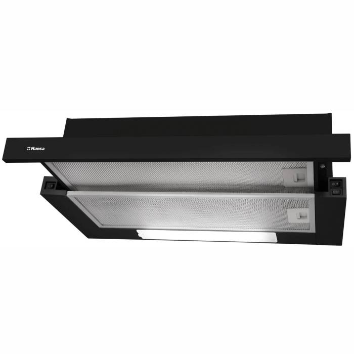 Hansa OTP6233BH — выдвижная встраиваемая вытяжка 350 м³/ч, черный корпус, купить онлайн в Бишкеке