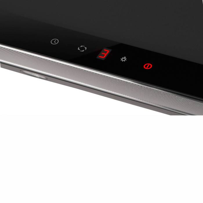 Hansa OTP6255BH — компактная встраиваемая модель 205×589×300 мм, черный корпус, заказать в Кыргызстане