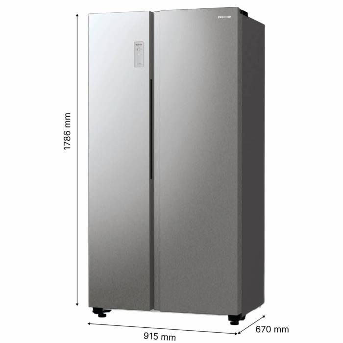 Hisense RS711N4ACE — электронное управление SensoTech Switch с внешним дисплеем для удобства настройки температуры