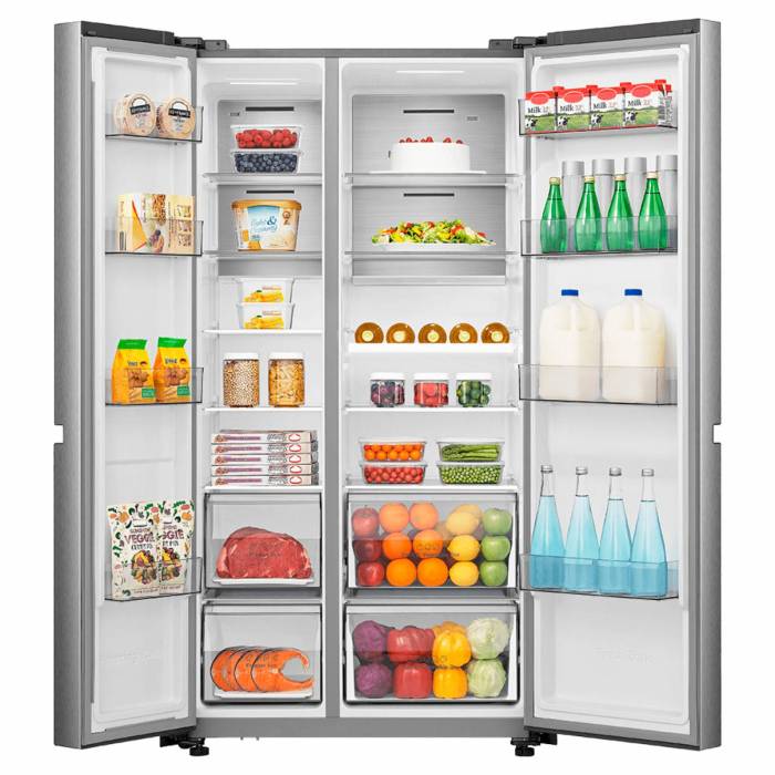 Hisense RS840N4AIF — технология Total No Frost и Multi Air Flow — без инея, с равномерным охлаждением на всех уровнях