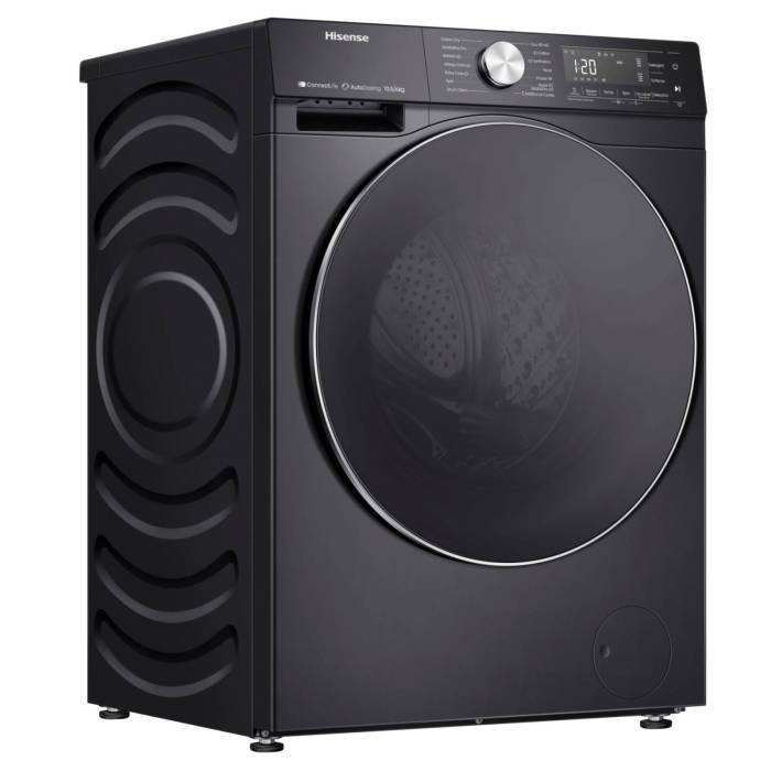 Hisense WD5S1045BB — Power JetWash для глубокого очищения тканей, купить онлайн в Кыргызстане