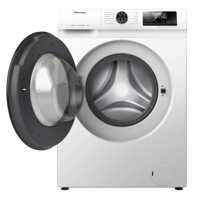 Hisense WFQP8014VM — экономичный класс A и расход воды всего 40 л за цикл, купить с доставкой в Кыргызстане