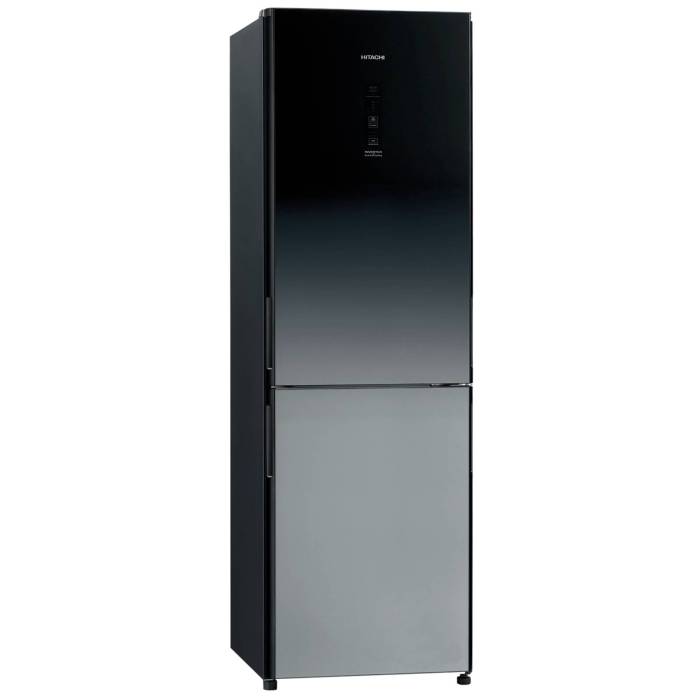 Холодильник Hitachi R-BG 410 PUC6X XGR — стильный градиентный дизайн, система Dual Fan Cooling, купить в Бишкеке