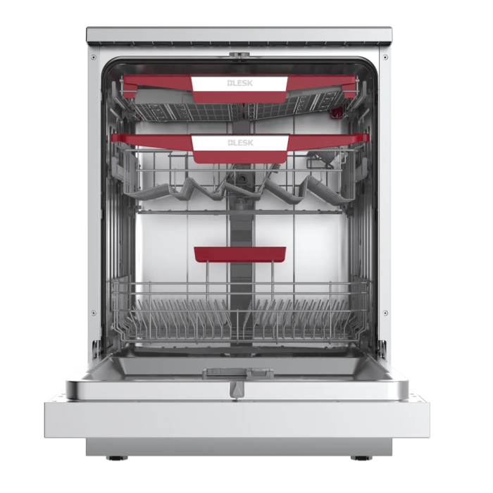 BLESK BXWD14-IN7631UX — тачное управление, ультра-реальное изображение на экране, 3 корзины с красными ручками формы V, доставка Onbir.kg
