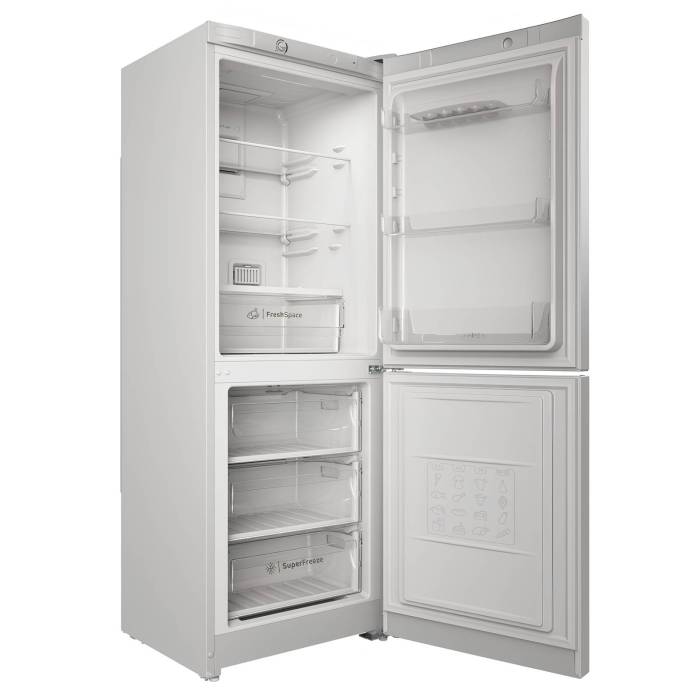 Холодильник Indesit ITS 4160 W, технология Push&Go, морозильник снизу, заказать с доставкой в Кыргызстане.