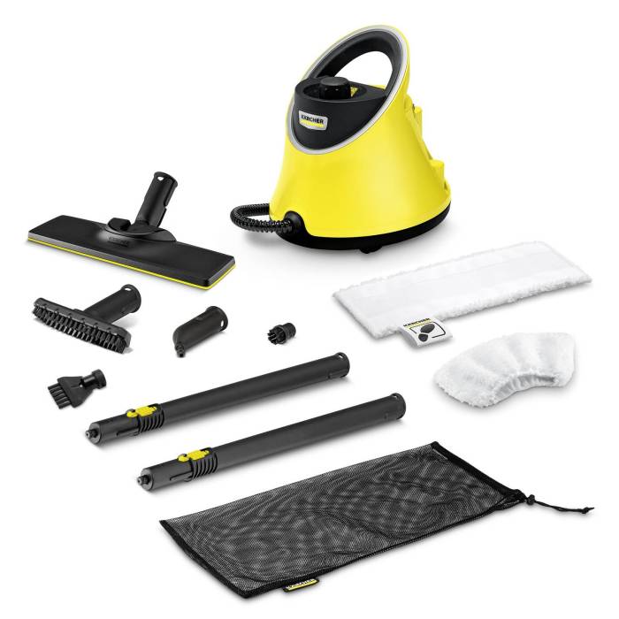 KARCHER SC 2 DELUXE EasyFix — компактный пароочиститель, 1500 Вт, уборка без химии, заказать с доставкой в Бишкеке