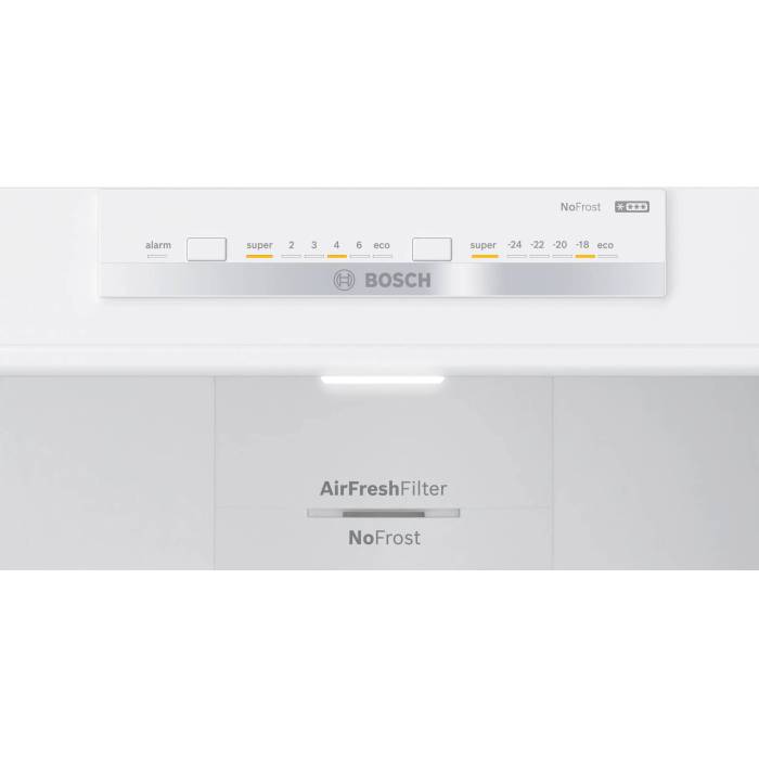 Bosch KGN55VL21U — система NoFrost в обеих камерах, без ручной разморозки