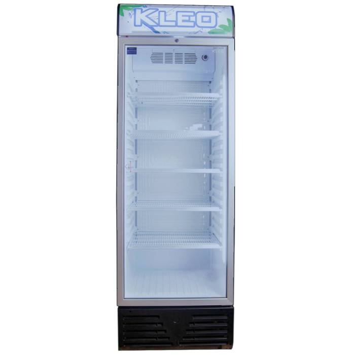 KLEO VST550 — витрина с 5 полочками и динамическим охлаждением, с корпусом из нержавеющего металла, купить онлайн в Бишкеке