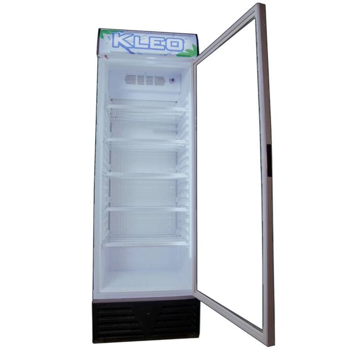 Холодильник витринный KLEO VST550 — с рекламным щитом и подсветкой, объём 478 л, купить с доставкой в Бишкеке