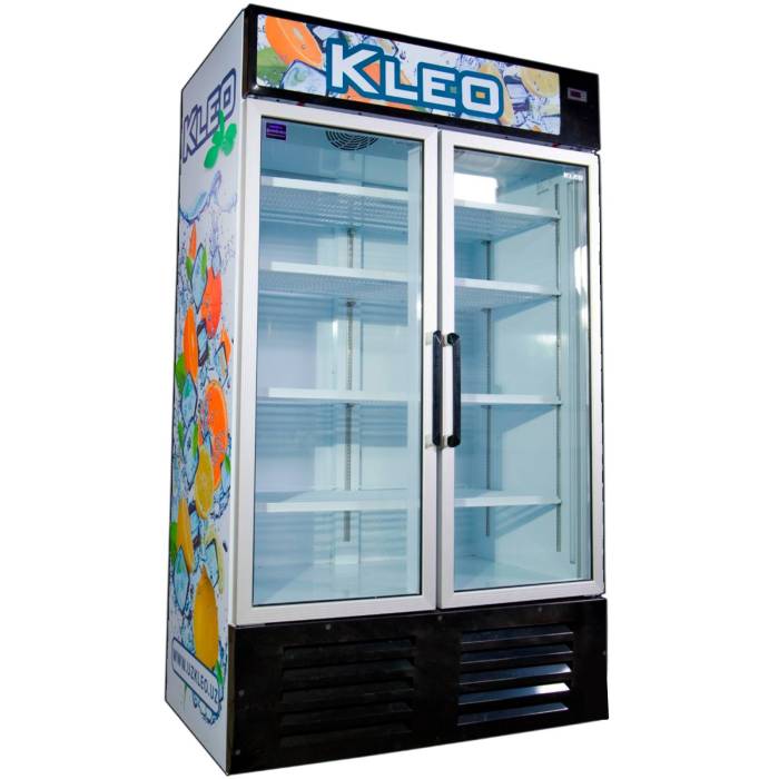 Холодильник витринный KLEO VSTD1100 — объём 860 л, температура +2…+8 °C, система No Frost, купить с доставкой в Бишкеке
