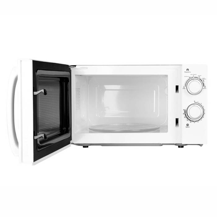 Микроволновка KRAFT KF20MW7W-102M — 6 уровней мощности, механический таймер на 30 минут, сигнал завершения работы. Заказать онлайн по городу