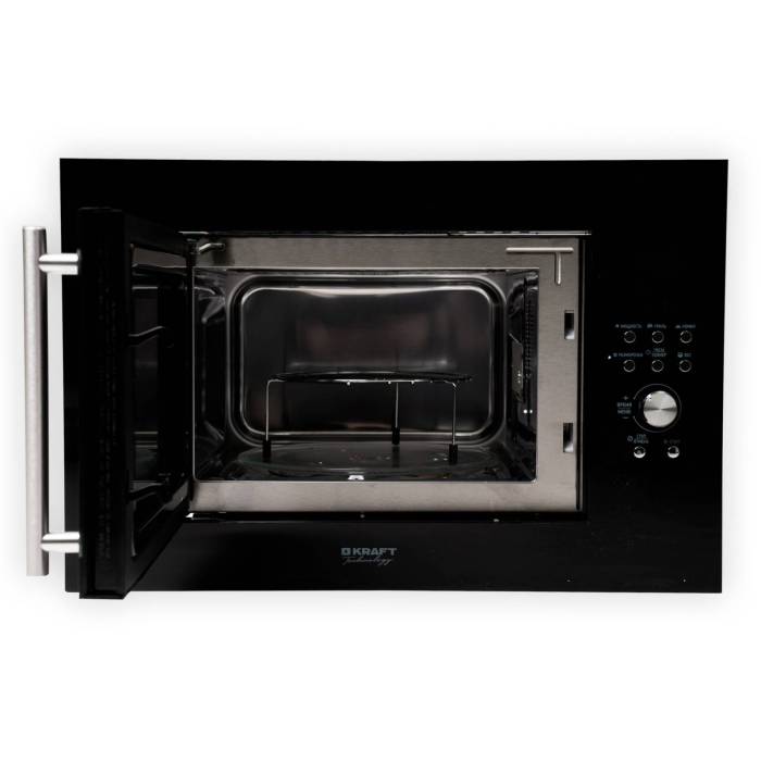 KRAFT TCH-BI25A9401D — микроволновая печь с механическим управлением, таймером на 95 минут и автоматическими программами, заказать онлайн с установкой