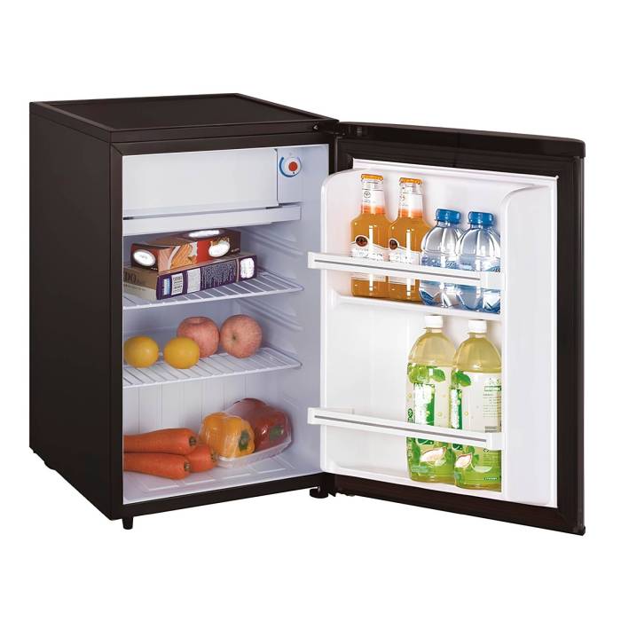 Kraft BR-75I — практичный и компактный холодильник с полуавтоматической системой разморозки, идеально для малых помещений, купить онлайн в Бишкеке.