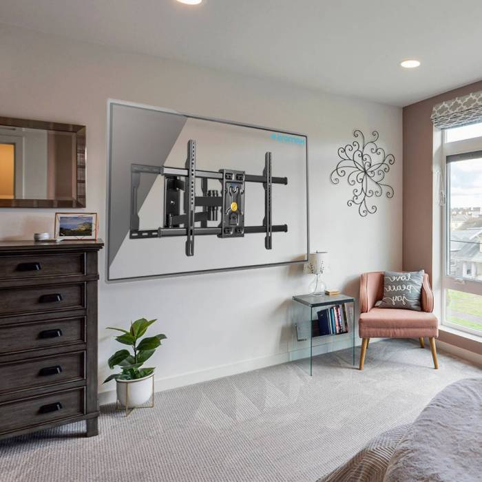 Наклонно-поворотный кронштейн Kromax ATLANTIS-85 black — Диагональ экрана: 32–70″ — Onbir.kg Бишкек, Кыргызстан