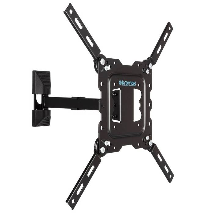 Наклонно-поворотный кронштейн Kromax DIX-17 black — Тип: настенный кронштейн для ТВ — Onbir.kg Бишкек, Кыргызстан