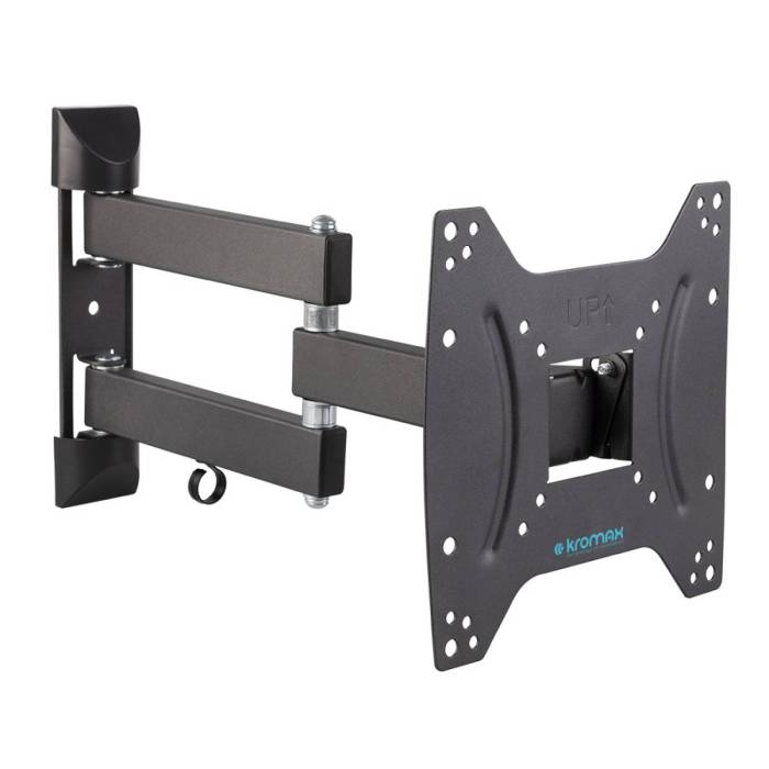 Наклонно-поворотный кронштейн Kromax DIX-22 black — Тип: настенный кронштейн для ТВ — Onbir.kg Бишкек, Кыргызстан