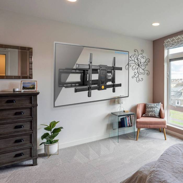 Наклонно-поворотный кронштейн Kromax DIX-30 black — Диагональ экрана: 32–65″ — Onbir.kg Бишкек, Кыргызстан