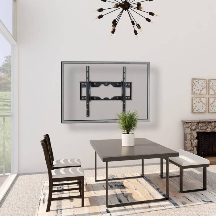 Настенный наклонный кронштейн Kromax ELEMENT-4 black — Диагональ экрана: 22–65″ — Onbir.kg Бишкек, Кыргызстан