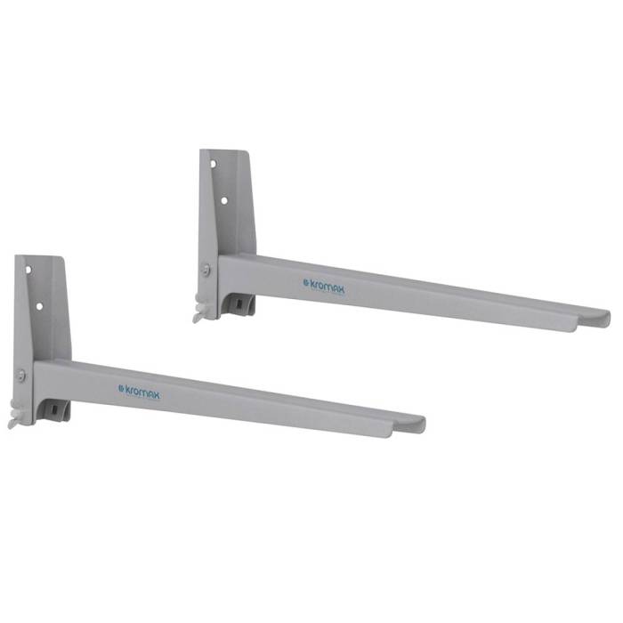 Настенный фиксированный кронштейн Kromax MICRO-4 Silver — Бренд: KROMAX — Onbir.kg Бишкек, Кыргызстан