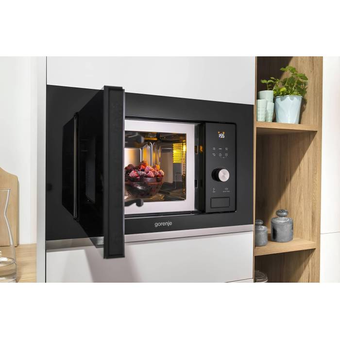 Микроволновая печь Gorenje BM201AG1BG с грилем, идеальна для вашего кухонного пространства. Купить в Бишкеке с бесплатной доставкой!