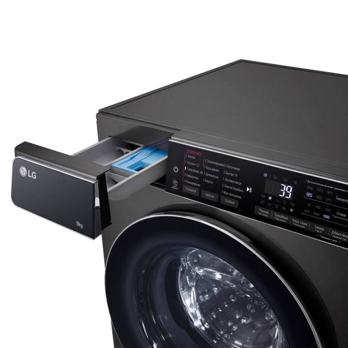 LG F2T9FW9P — сенсорное управление, цифровая индикация, отложенный старт и Smart Diagnosis™, купить с доставкой