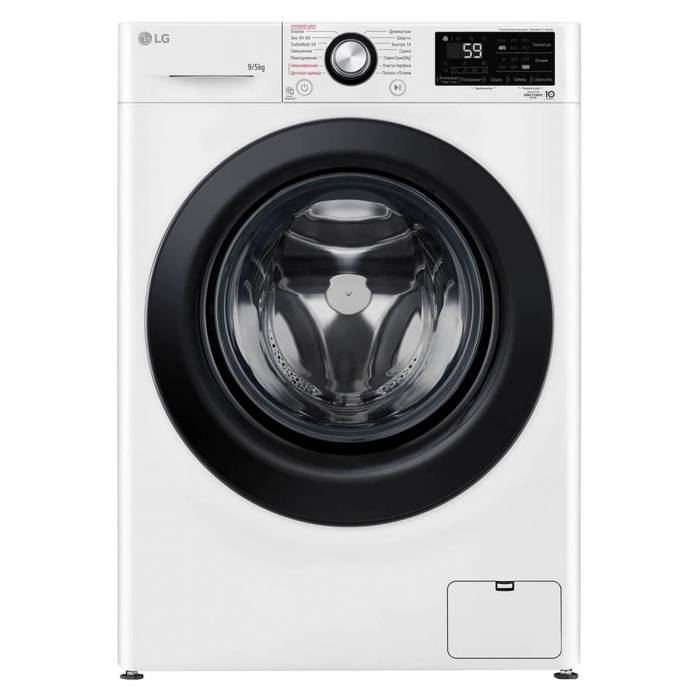 LG F2V3FR6W — инверторный двигатель Inverter Direct Drive с технологией 6 Motion DD для бережного ухода за тканями, заказать с доставкой