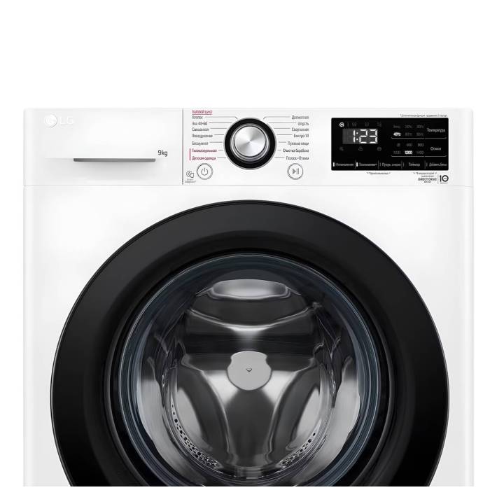 LG F2V3FS6W: 9 кг, паровая стирка, AIDD™, возможность добавления белья. Купить в Бишкеке с доставкой по регионам Кыргызстана