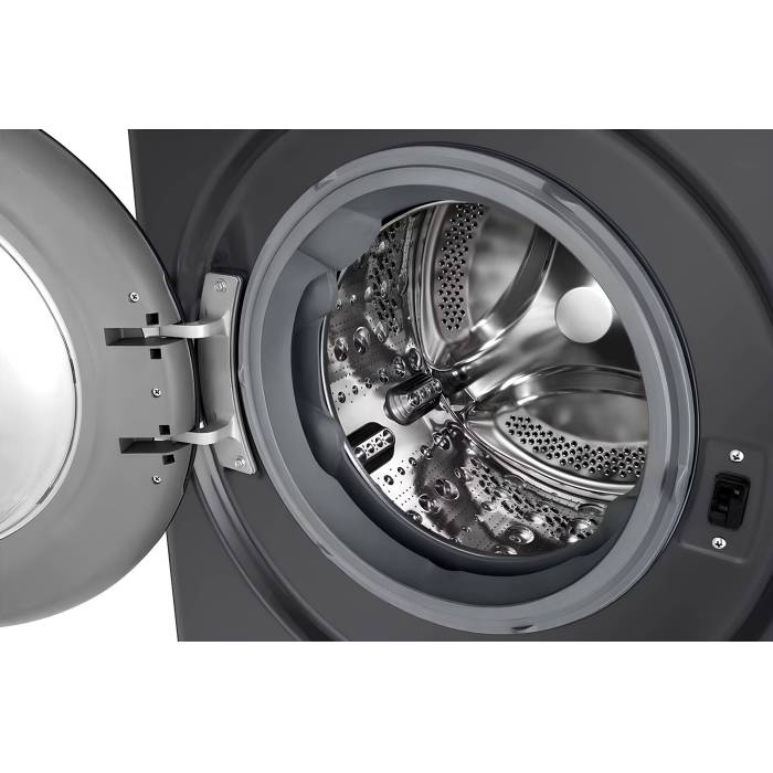 Стиральная машина LG F2V3PS6J — черный полуматовый цвет, 8 кг, AI DD™, функция пара. Быстрая доставка по Кыргызстану
