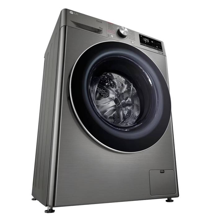LG F2V5PS2S стиральная машина с функцией пара и технологией AI DD™, 8 кг, серебристо-платиновый. Заказать в Бишкеке