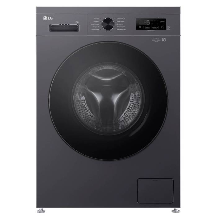 LG F2Y1HS5J — стиральная машина на 7 кг с инверторным мотором Direct Drive, купить в Бишкеке