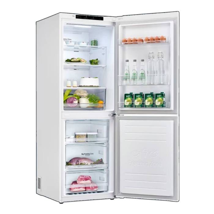 Холодильник LG GA-B399SQCL — с нижней морозильной камерой, DoorCooling+™, заказать с доставкой в Бишкеке по выгодной цене
