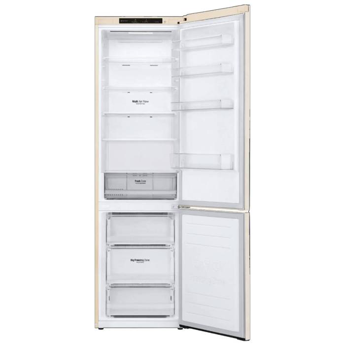 LG GA-B509SECL — холодильник с нижней морозильной камерой, объёмом 419 л и функцией Smart Diagnosis, купить с доставкой по Кыргызстану