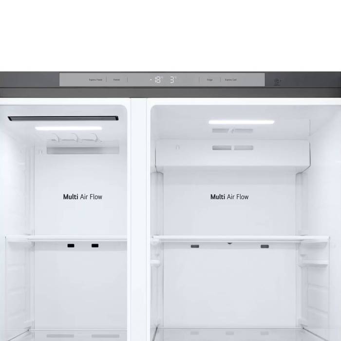 LG GC-B257KMHW — морозильное отделение с 3 полками и 2 контейнерами, есть функция быстрой заморозки, заказать в Бишкеке