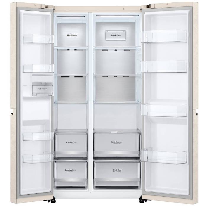 LG GC-B257SEZV — DoorCooling+ охлаждает на 32% быстрее и равномерно распределяет холод, купить в Бишкеке