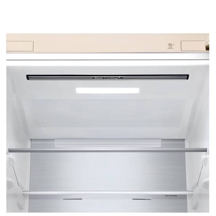 Холодильник LG GC-B459FEPW — бежевый, 377 л, инверторный компрессор, удобное управление через Wi-Fi. Купить с доставкой онлайн