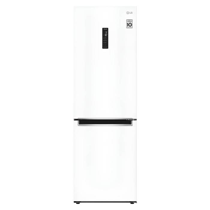 Холодильник LG GC-B459MQWM: 374 л, DoorCooling⁺, инверторный компрессор, система Total No Frost, белый цвет. Купить с доставкой