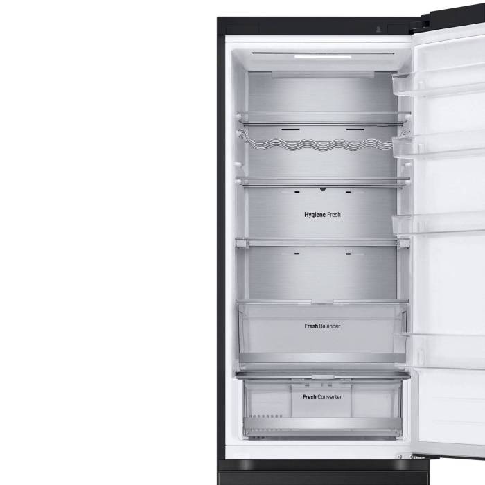 LG GC-B509FTZW — стильный чёрный матовый дизайн со скрытыми ручками и LED-дисплеем, заказать с доставкой