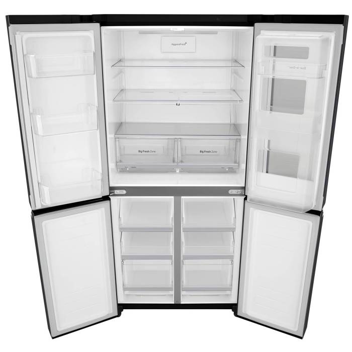 Купить холодильник LG GC-Q22FTBKL — 458 л, черный, прозрачная дверь InstaView, Door-in-Door. Доставка по Бишкеку и регионам
