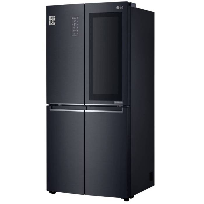 Холодильник LG GC-Q22FTBKL Side-by-Side — 458 л, черный, InstaView Door-in-Door. Заказать онлайн с доставкой по Кыргызстану