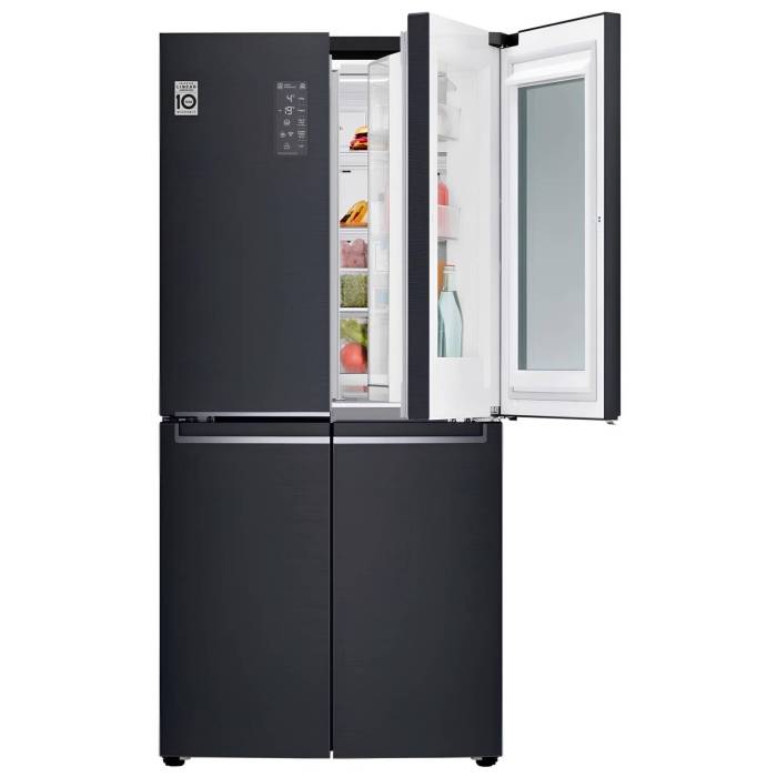 Холодильник LG GC-Q22FTBKL — 458 л, инверторный компрессор, прозрачная дверь InstaView. Заказать онлайн в Бишкеке