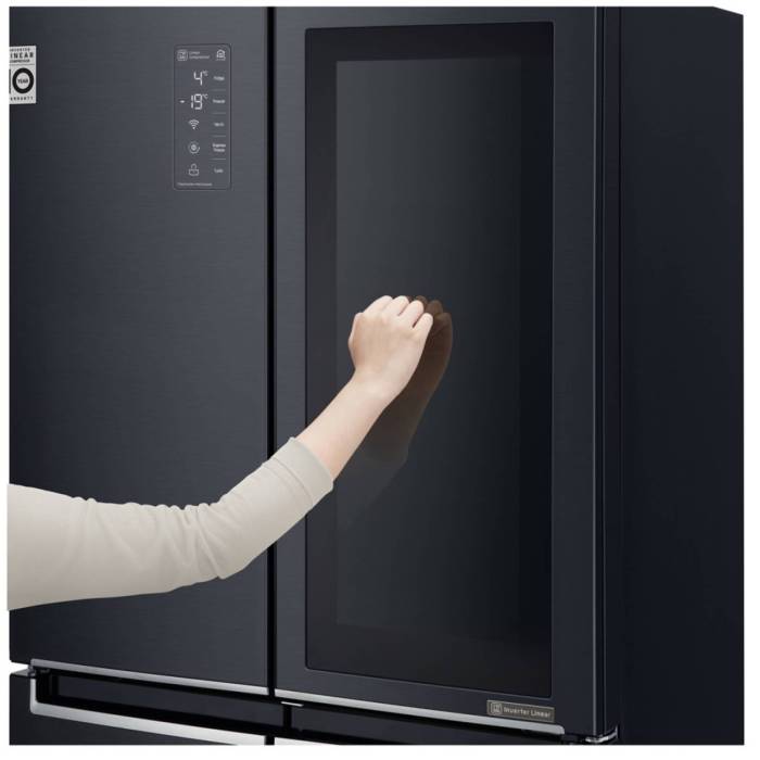 LG GC-Q22FTBKL 458 л — холодильник с прозрачной дверью InstaView, инверторным компрессором. Онлайн заказ с доставкой по городу