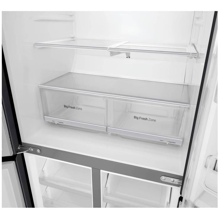 Купить холодильник LG GC-Q22FTBKL — 458 л, черный, прозрачная дверь InstaView, Door-in-Door. Доставка по Бишкеку и регионам
