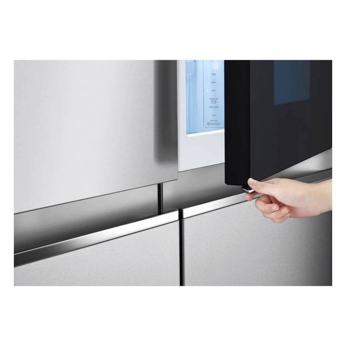 LG GC-Q257CAFV — панель из стекла становится прозрачной при двойном постукивании, купить в Бишкеке