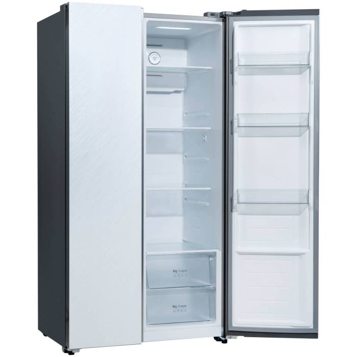 Бирюса SBS 541 TWG — морозильная камера сбоку, объём 198 л, с системой No Frost и LED-подсветкой.