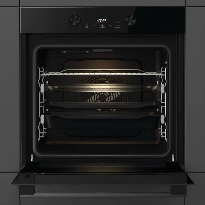 Духовой шкаф Gorenje BOS6737E20FBG с системой очистки паром AquaClean и вариогрилем PerfectGrill. Купить в Бишкеке с доставкой по городу и регионам Кыргызстана.