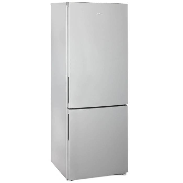 Бирюса М6134 — двухкамерный холодильник с нижней морозильной камерой, общий объем 295 л (холодильная камера 210 л, морозильная 85 л), класс энергоэффективности A, уровень шума до 41 дБ.