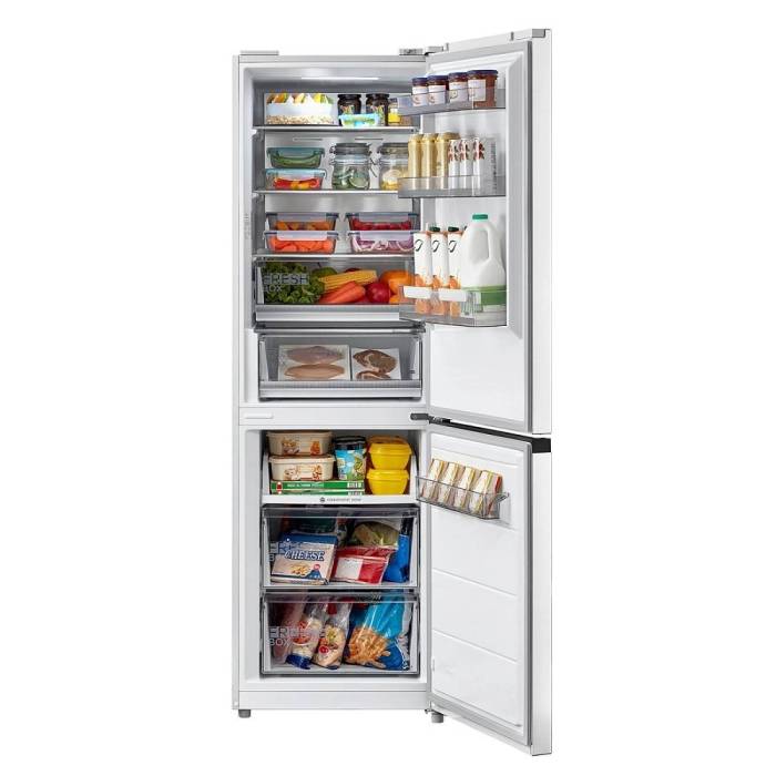 Midea MDRB470MGF01O — стильный белый холодильник для дома с двумя зонами свежести, заказать с доставкой по Бишкеку и в Кыргызстане