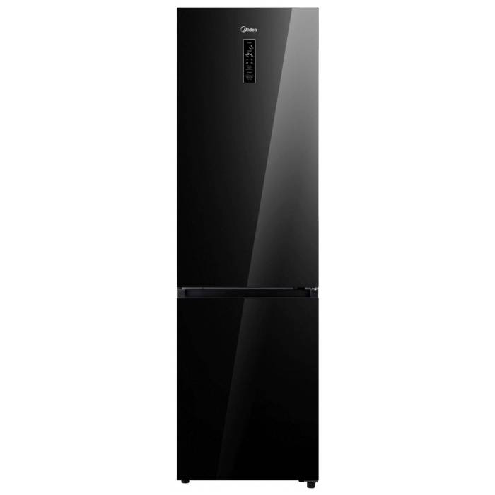 Холодильник Midea MDRB521MGE22ODM — чёрное стекло, 360 л, No Frost, две зоны свежести, купить в Бишкеке, с доставкой по городу и в Кыргызстане