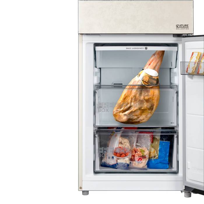 Midea MDRB521MIE33ODM, холодильник с A++ энергопотреблением и функцией суперохлаждения, купить в Бишкеке